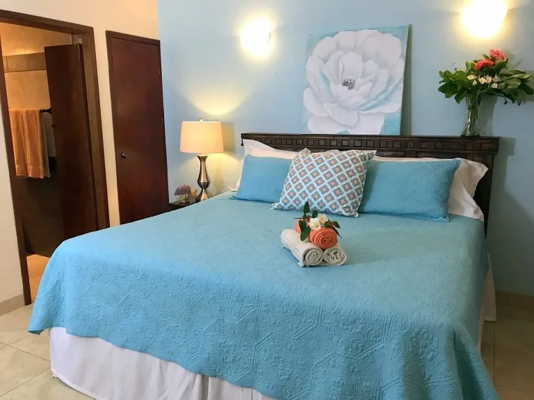 Bedroom with King Bed — IslaMar Villas #4W, In Town Villas, Cozumel