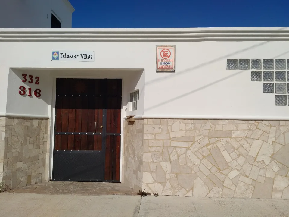 Street View of IslaMar Villas Entrance — In Town Villas, Cozumel
