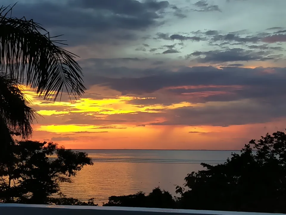 Sunset At Palmar Estate A — PalMar Beach Estate Home, Cozumel