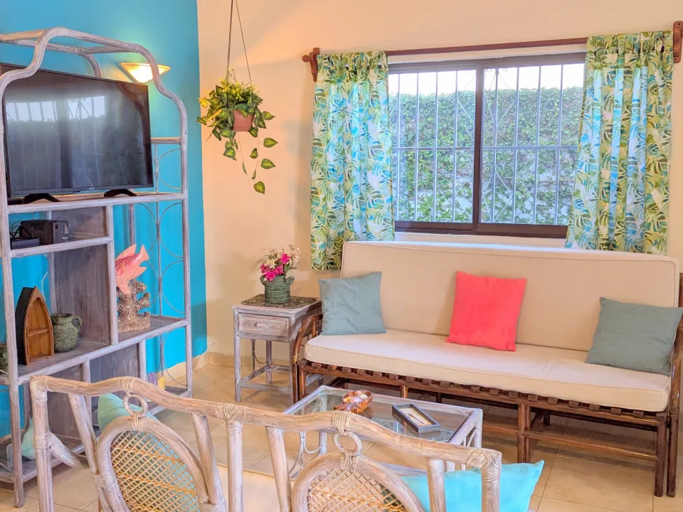 Sitting Area — IslaMar Villas #4W, In Town Villas, Cozumel