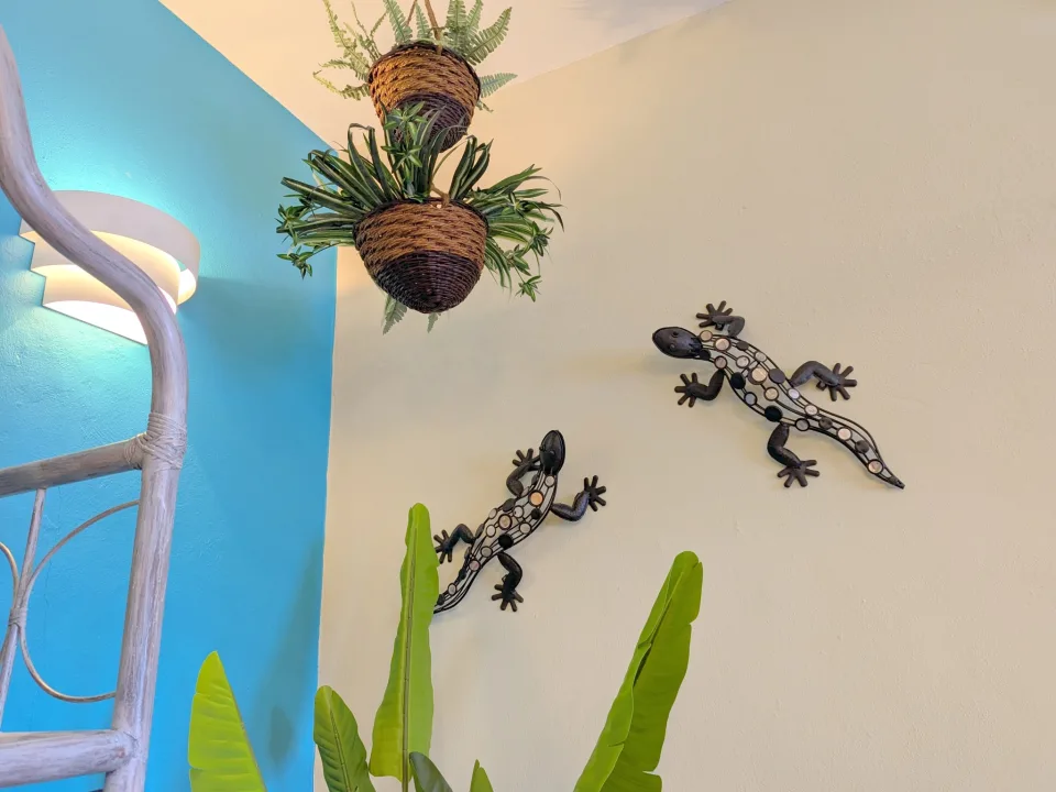 Whimsical Tropical Decor — IslaMar Villas #2N, In Town Villas, Cozumel