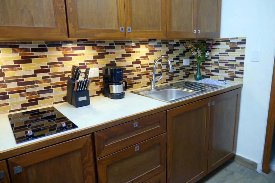Kitchen Area — IslaMar Oceanfront Condo Rental #3WM, Ocean View Condos, Cozumel